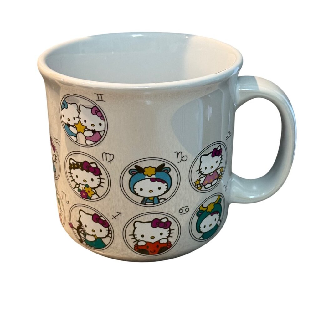 Hello Kitty Zodiac Pearlescent Sanrio Astrology Large‎ 20 oz Coffee Mug Cup